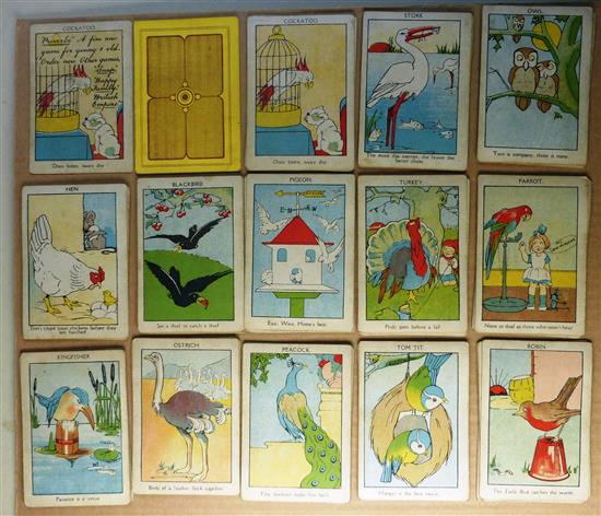 Two early 20th Century Card games by Norvic Mill, Norwich.